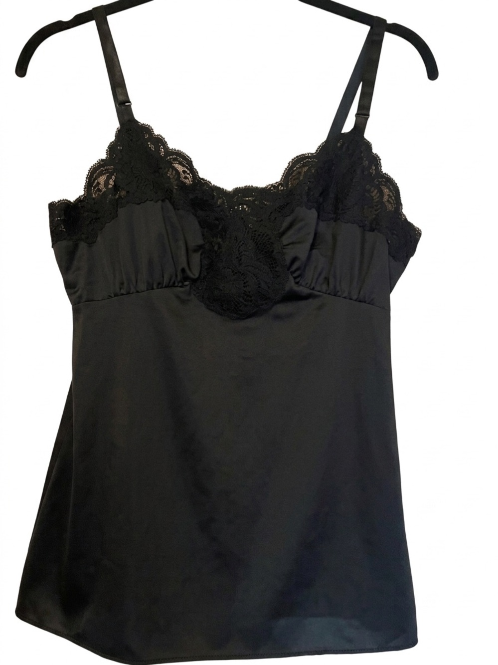 Vintage Shadowline Whimsygoth Dark Romantic Lace Camisole Top